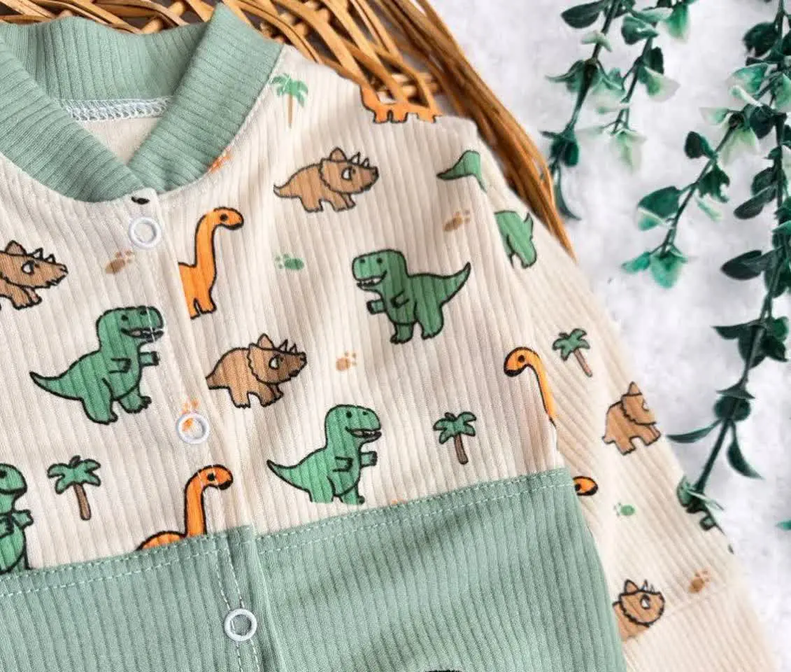 • سرهمی و کلاه دایناسور سبز