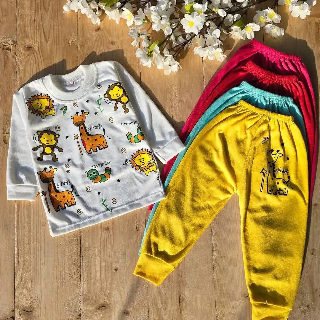 بلوز شلوار نخی باغ وحش
