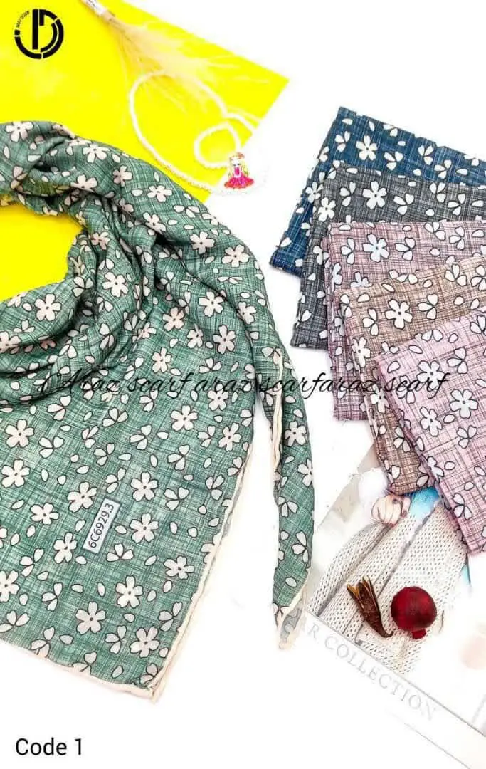 🐝روسری نخی اعلا