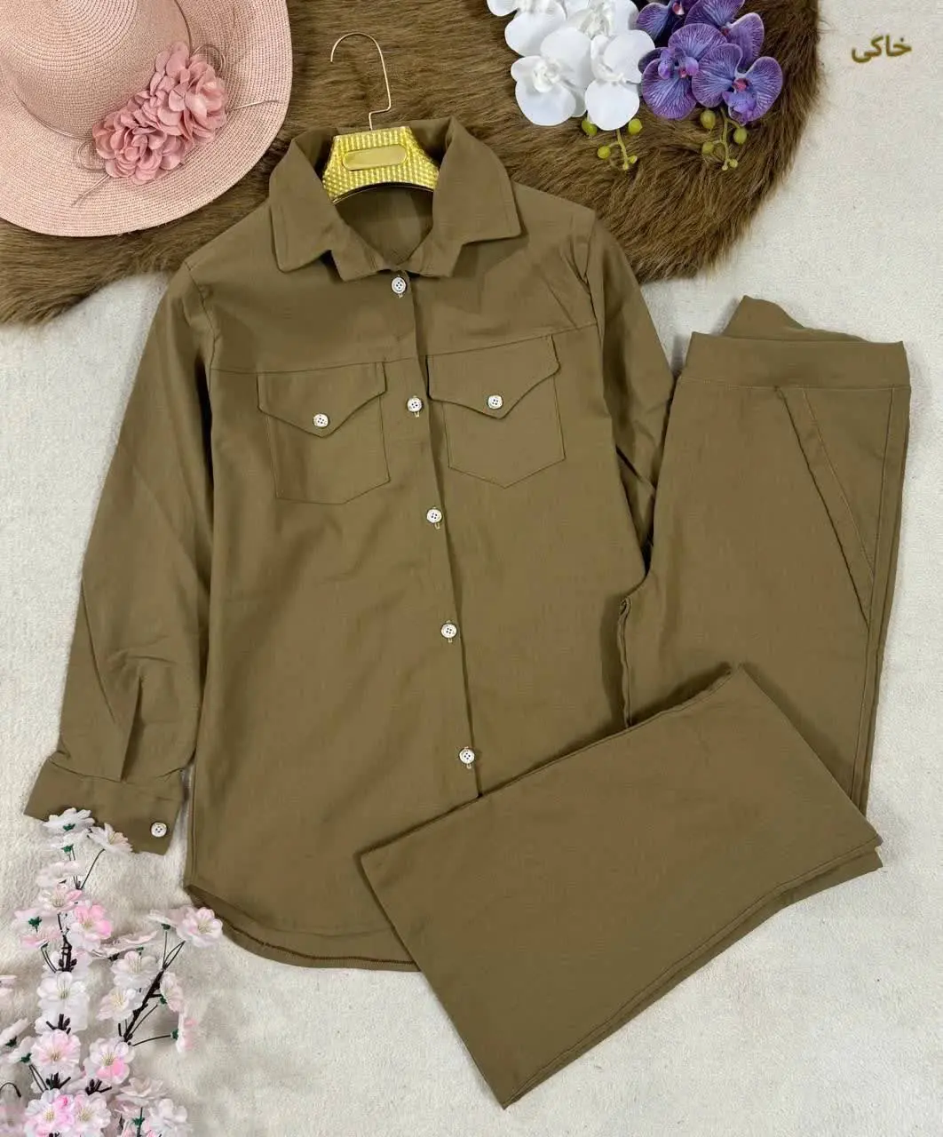 ۱⃣نام: ست مانتو و شلوار دمپا
