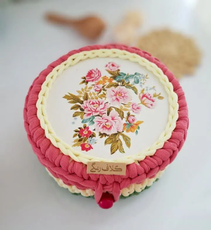 سبد زیبای طرح گل 😍🌺