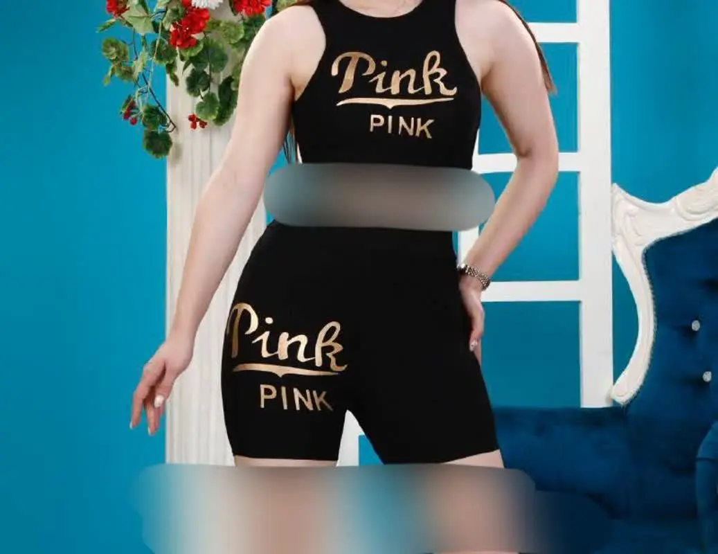 ⚜کراپ شورتک pink
