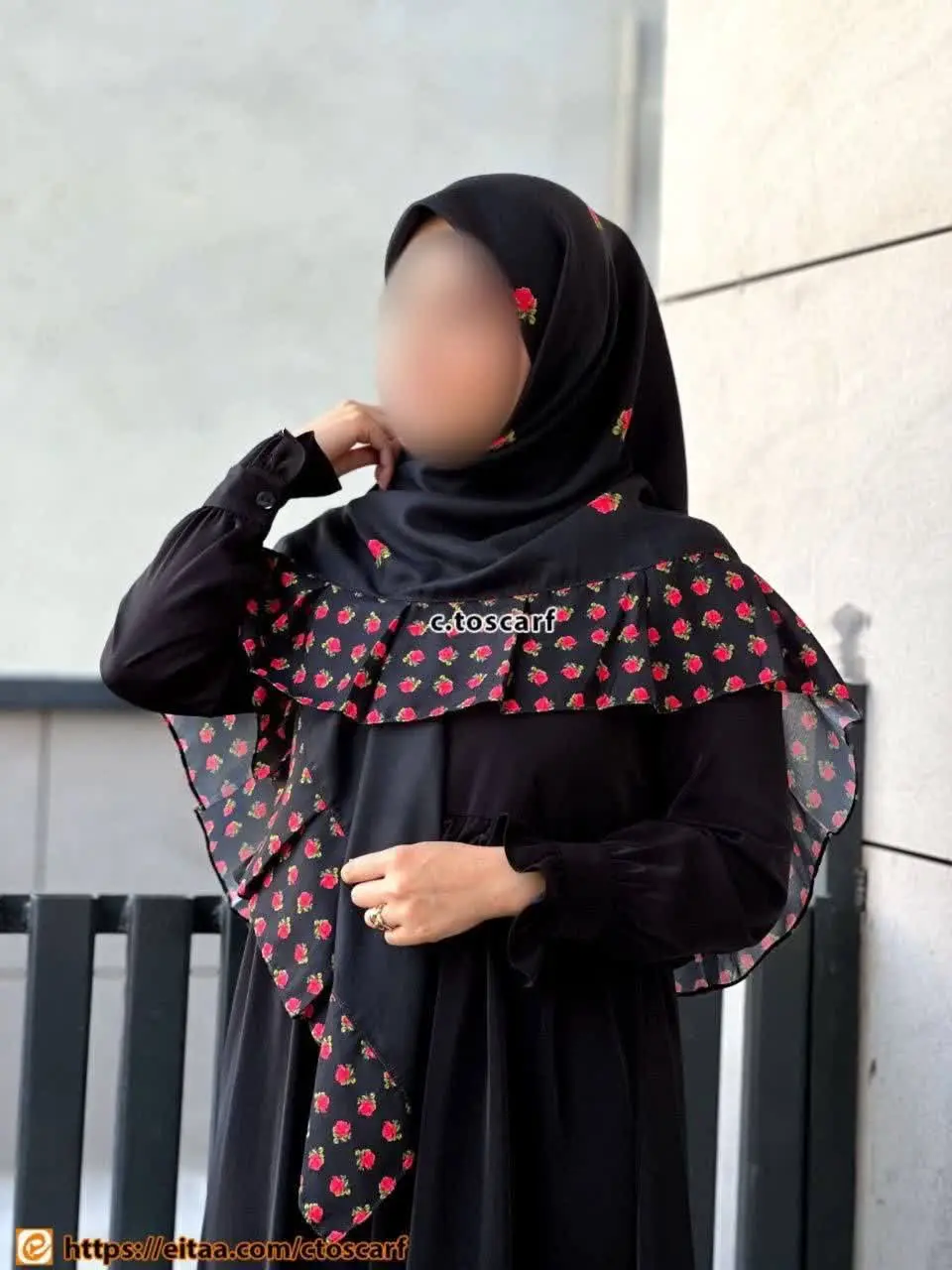 🌻روسری نخی مزون دوز 
