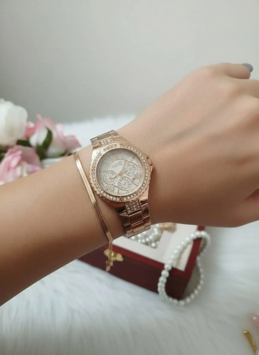 👚نام: ست ساعت مارک Luxus هم...