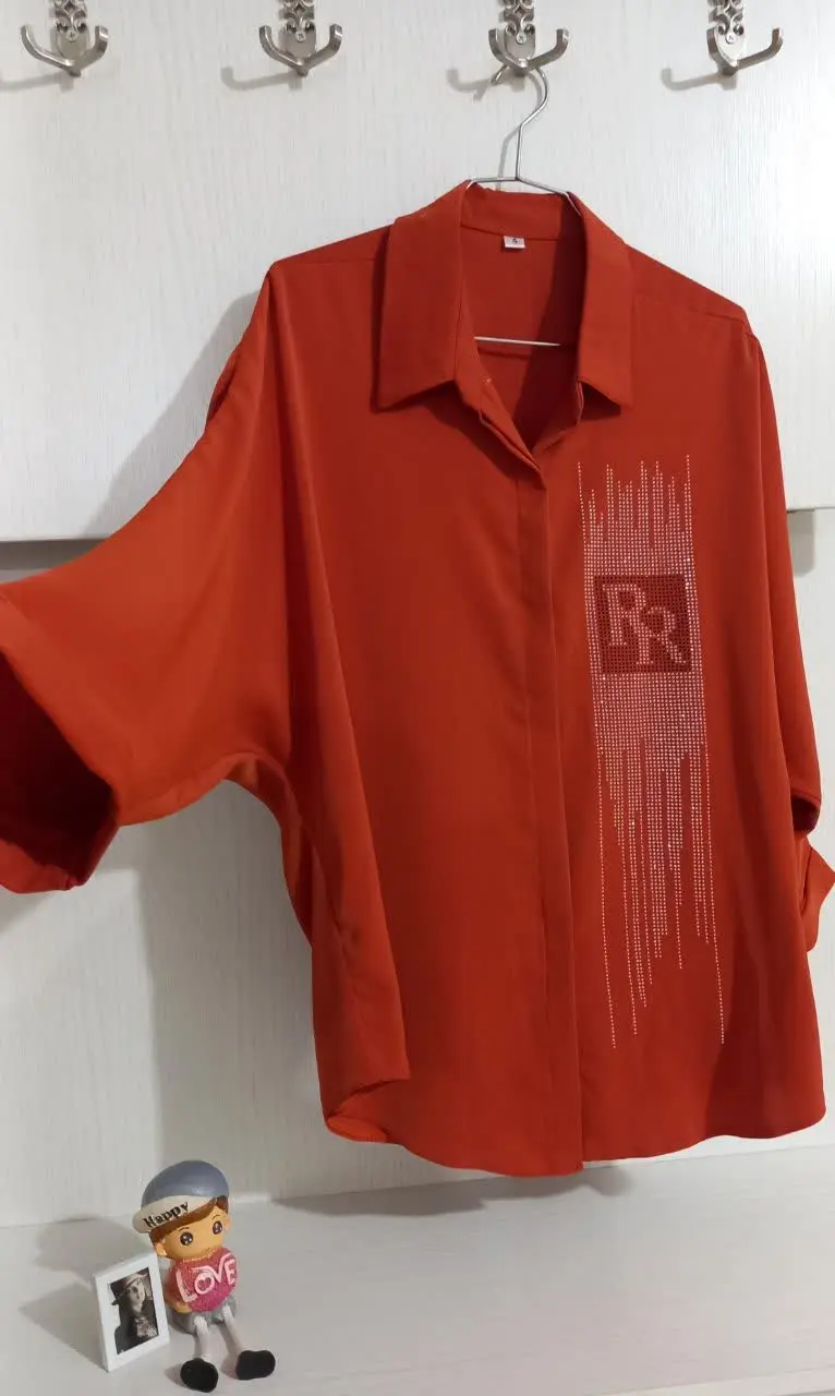 نام محصول: شومیز پانچ نگین کاری شده 💯😍
