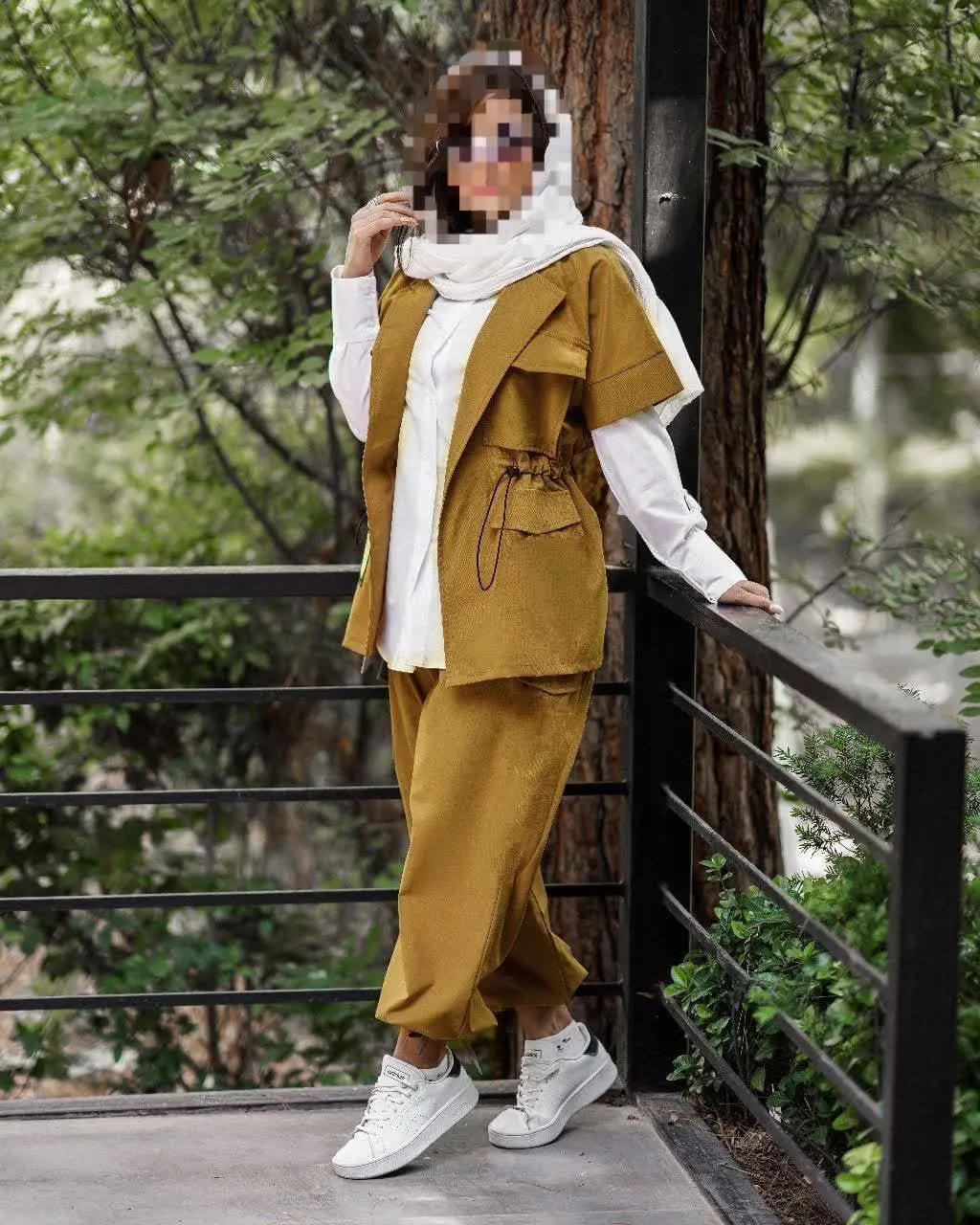 🌙نام: ست سه تیکه (شومیز، وست و شلوار) 
