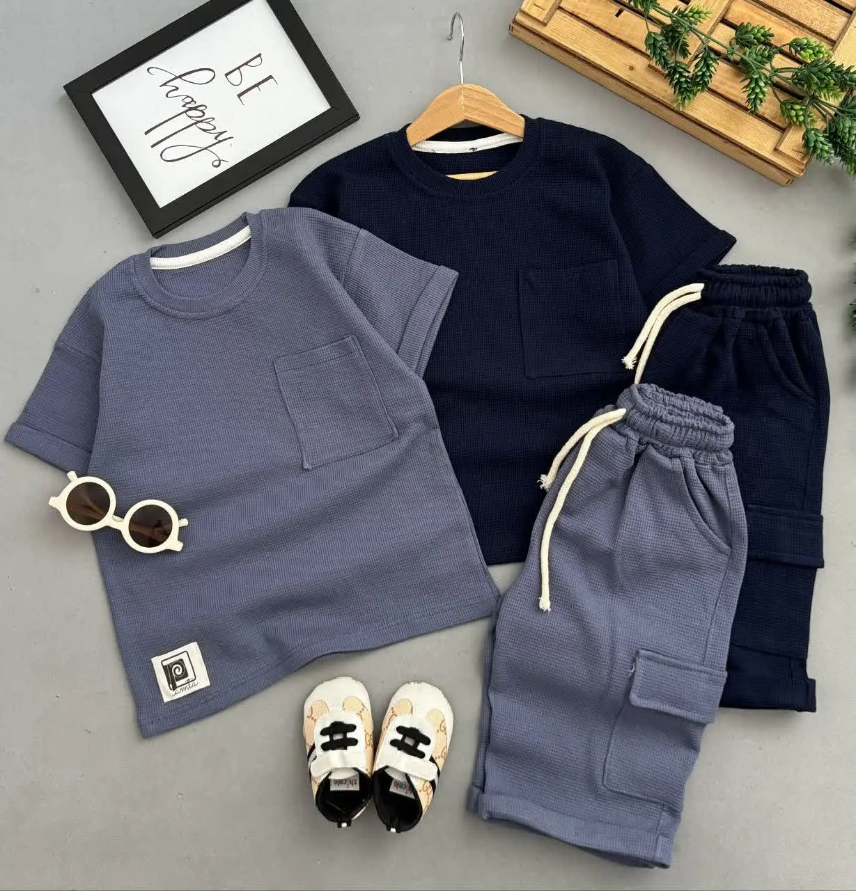 🔮تیشرت شلوارک اسپرت بیسکوییتی🔮
