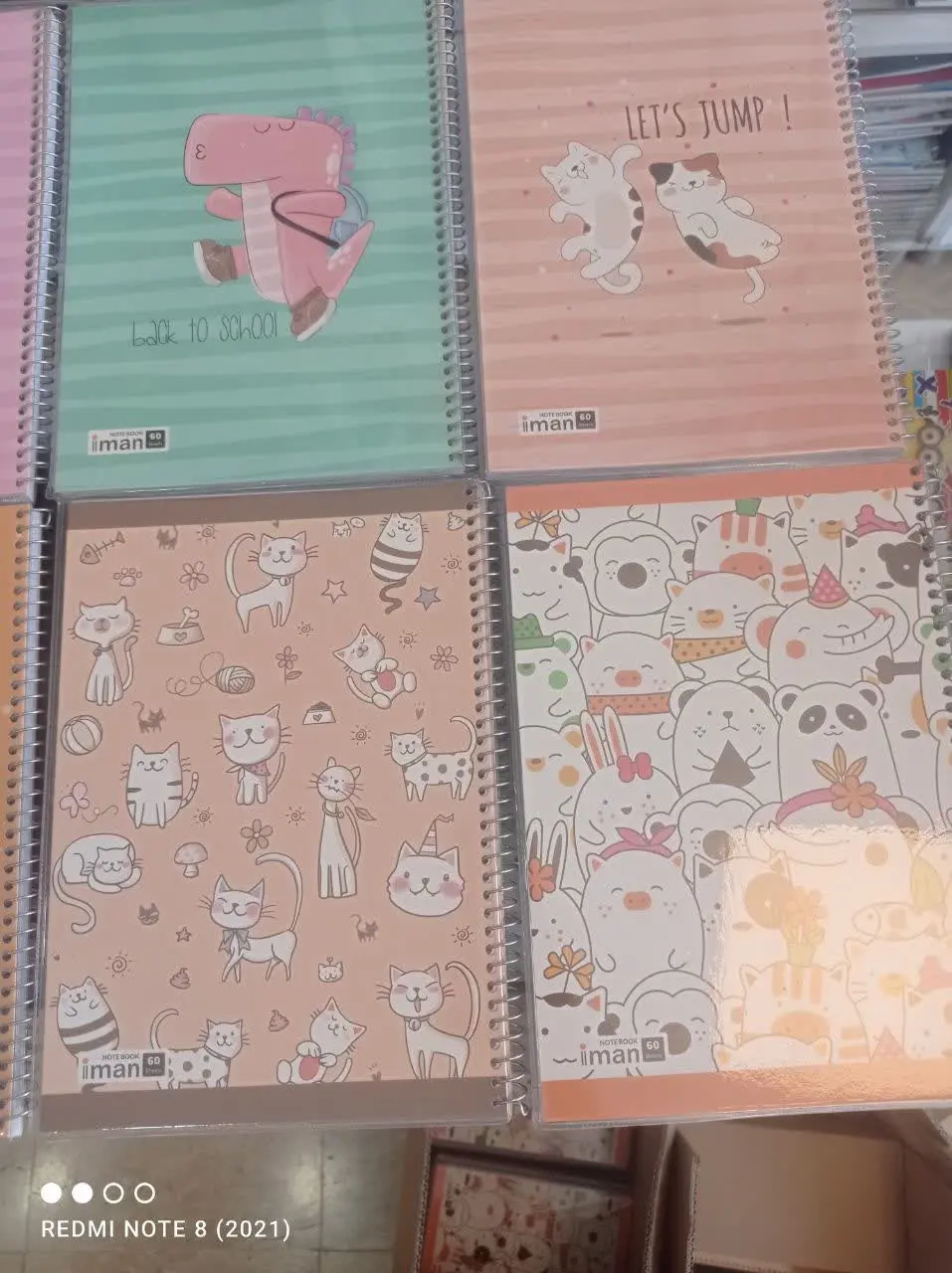 دفتر جلد پرس ۴۰ برگ ایمان 😍✨