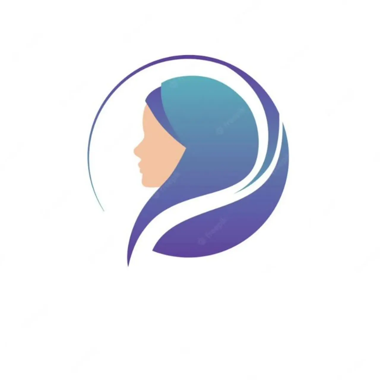  مقنعه رنگین نقش