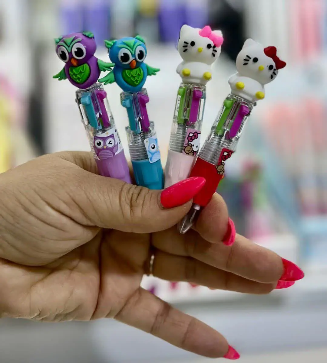 خودکار ۴رنگ فشاری 
