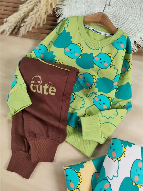 بلوز و شلوار داینو cute💚