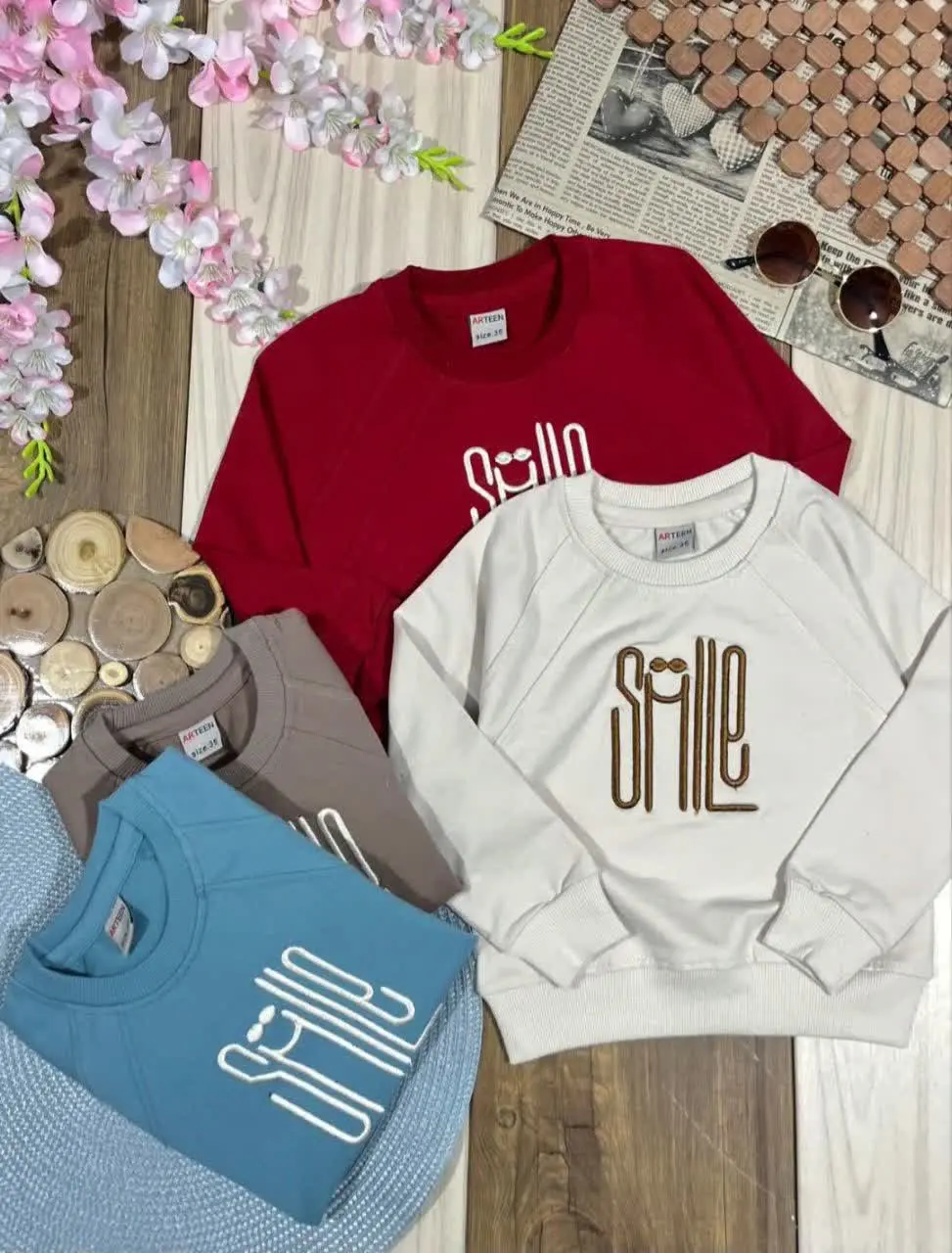 لباس بچه گانه بلوز تک smile