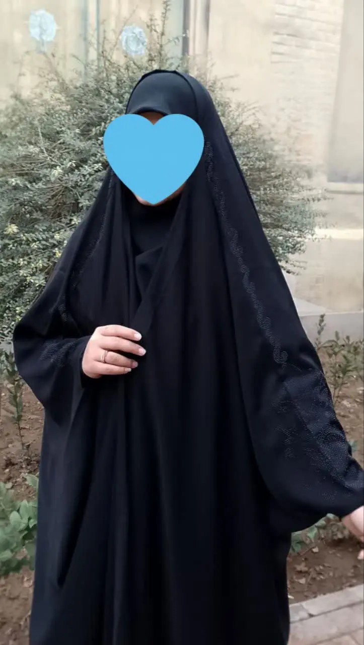 ✅چادر عربی نگین دار