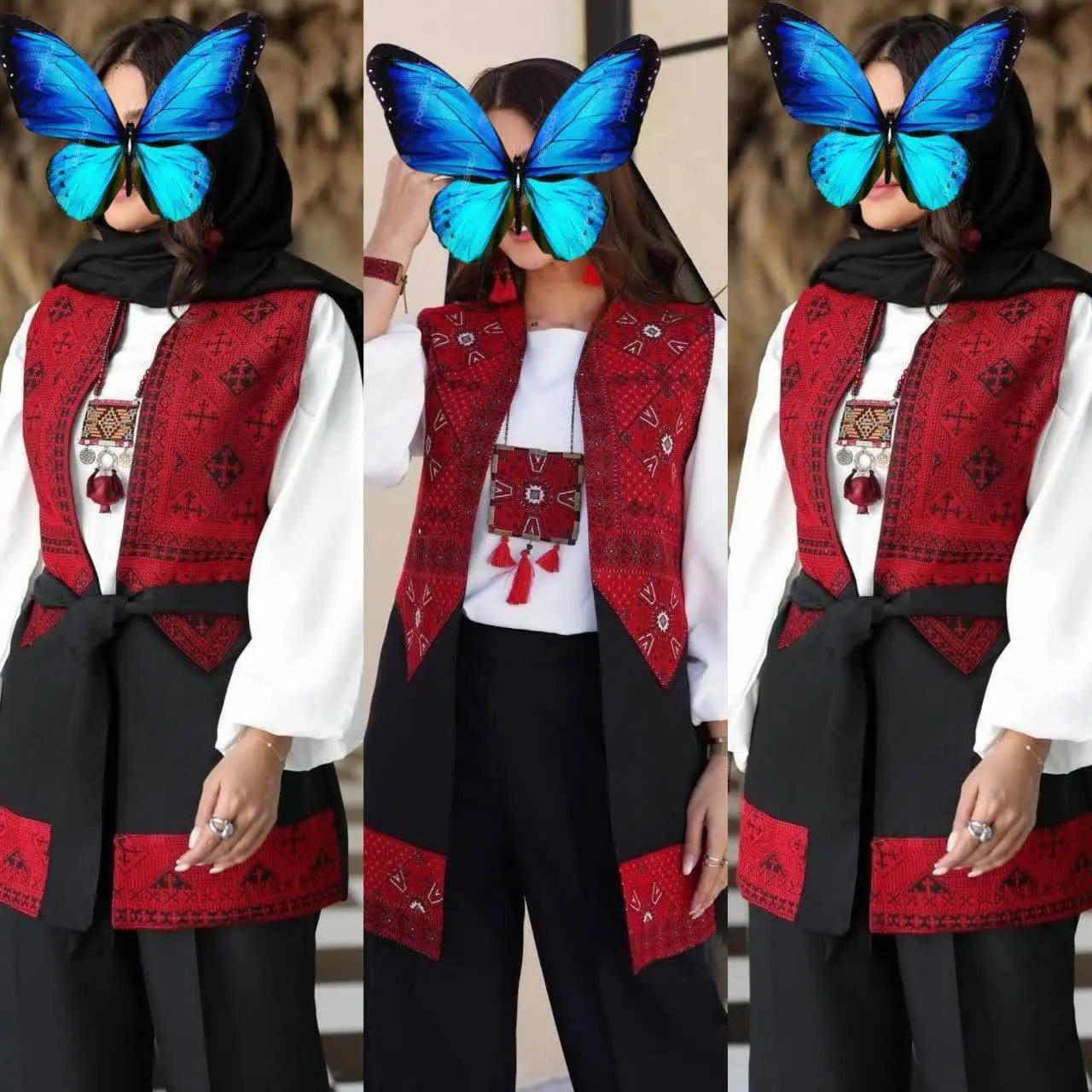 نام: ست تیکه شومیز، شاثلوار، رویه مهتاب 
