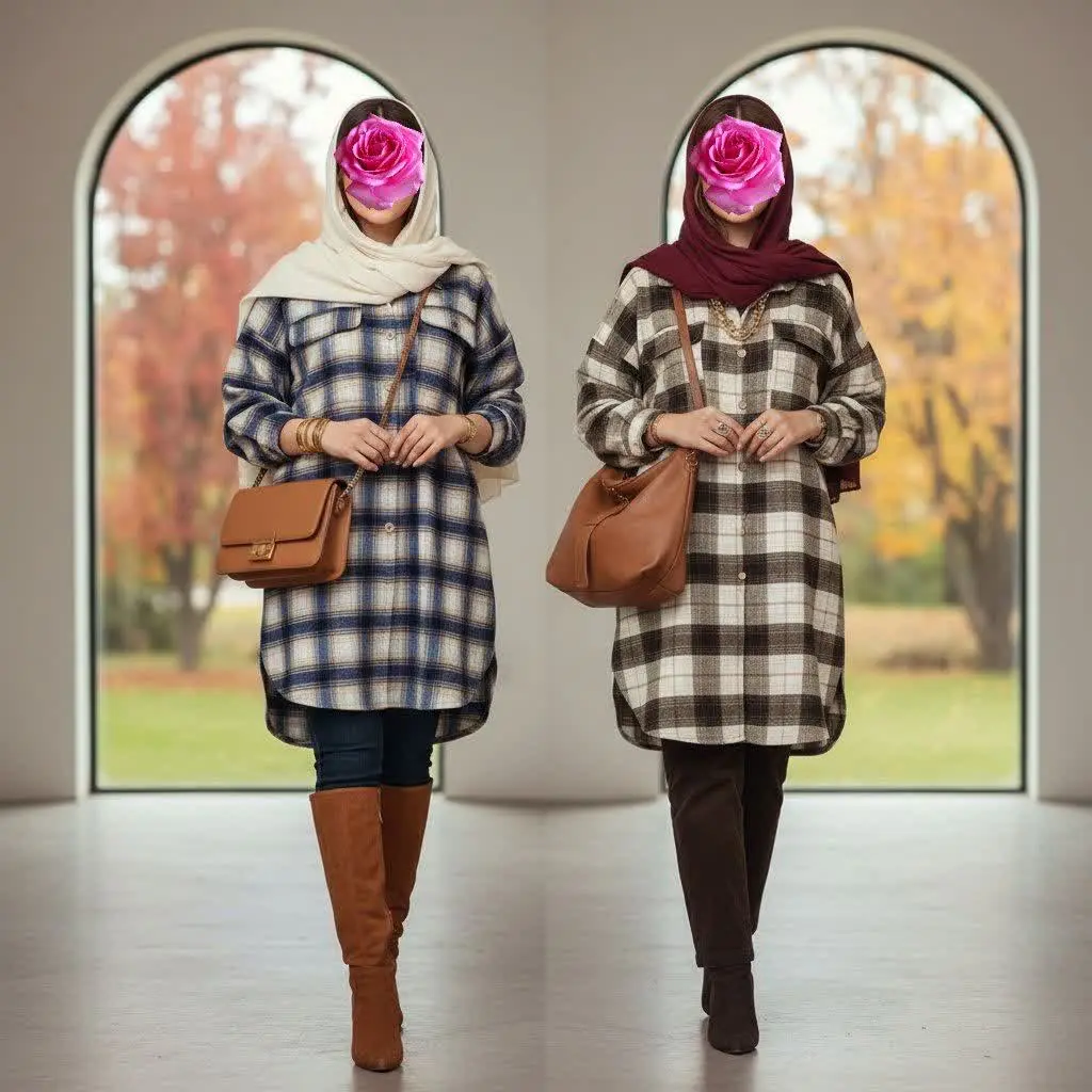 مانتو پشمی بلند