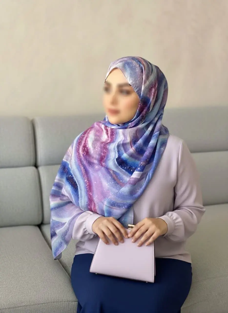 ☘ شال از جنس نخ کاستوم