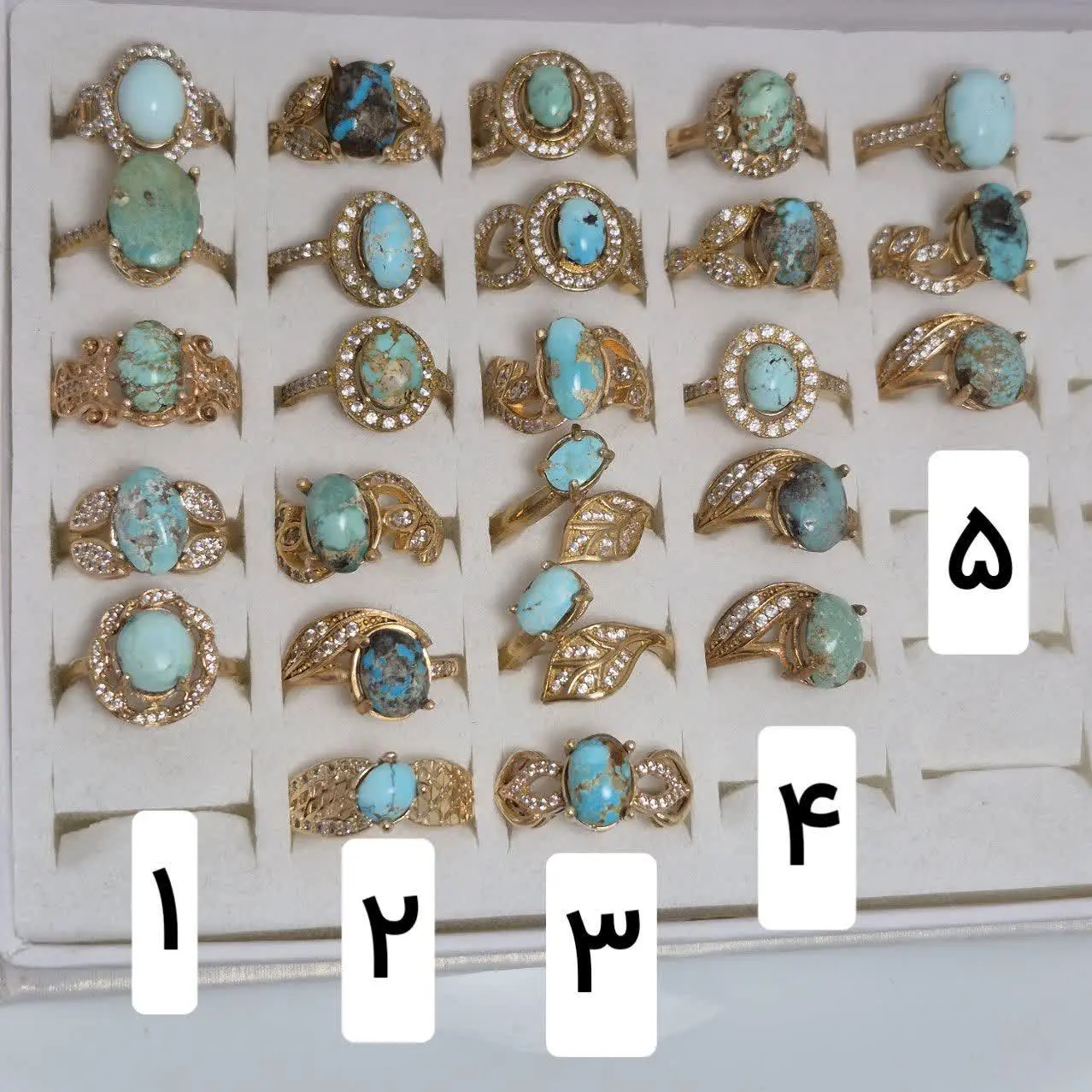 موجودی #انگشتر #طلاروس #فیروزه نیشابور 
