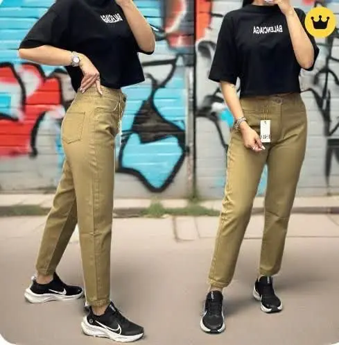 💥شلوار کتان (مام فیت)