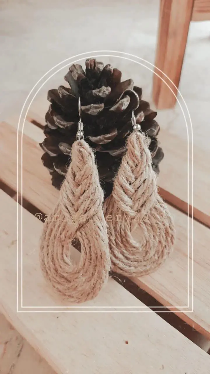 ✅ گوشواره کنفی خاص 
