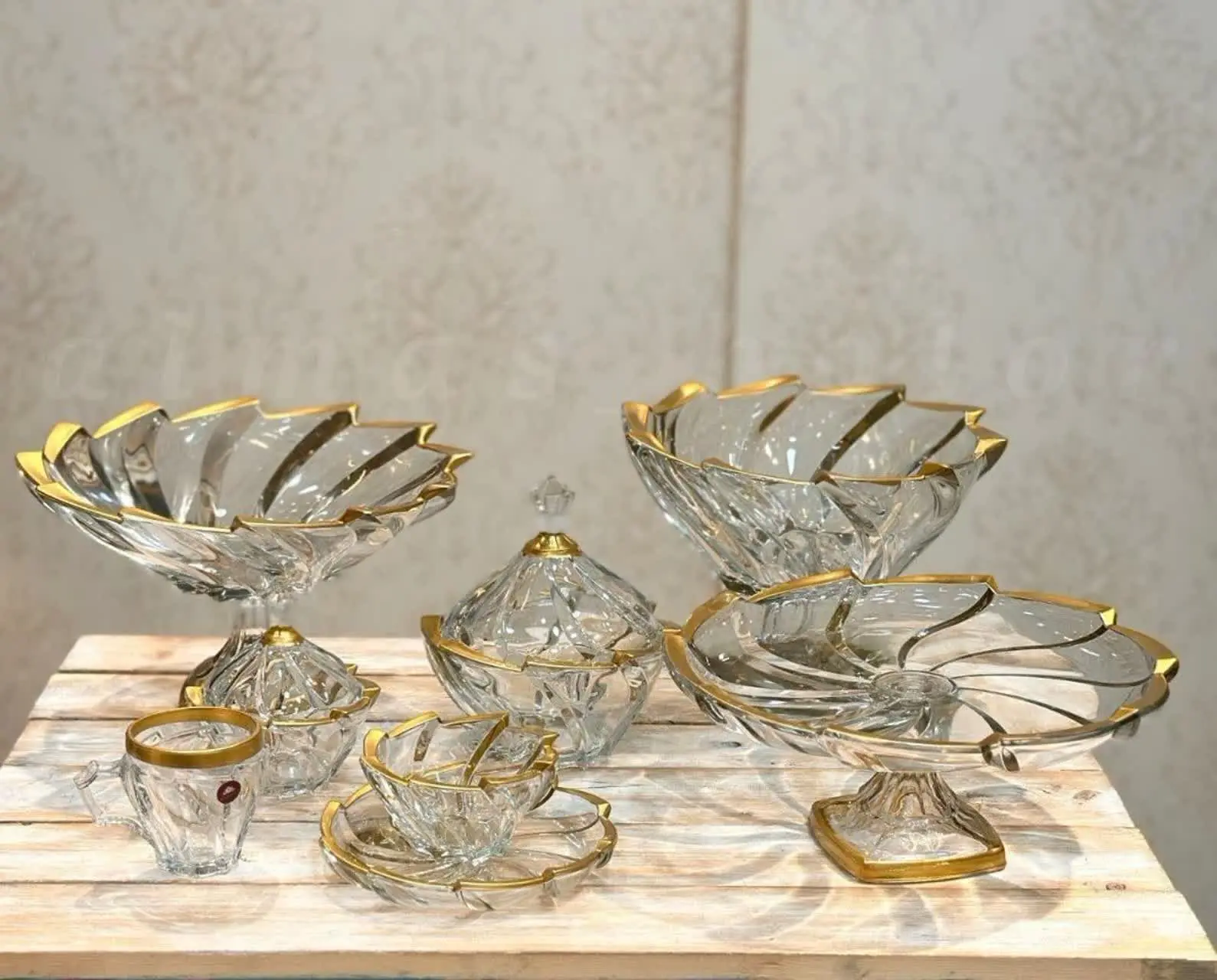 💎سرویس پر فروش لب طلای طرح زیبای الینور 💥
