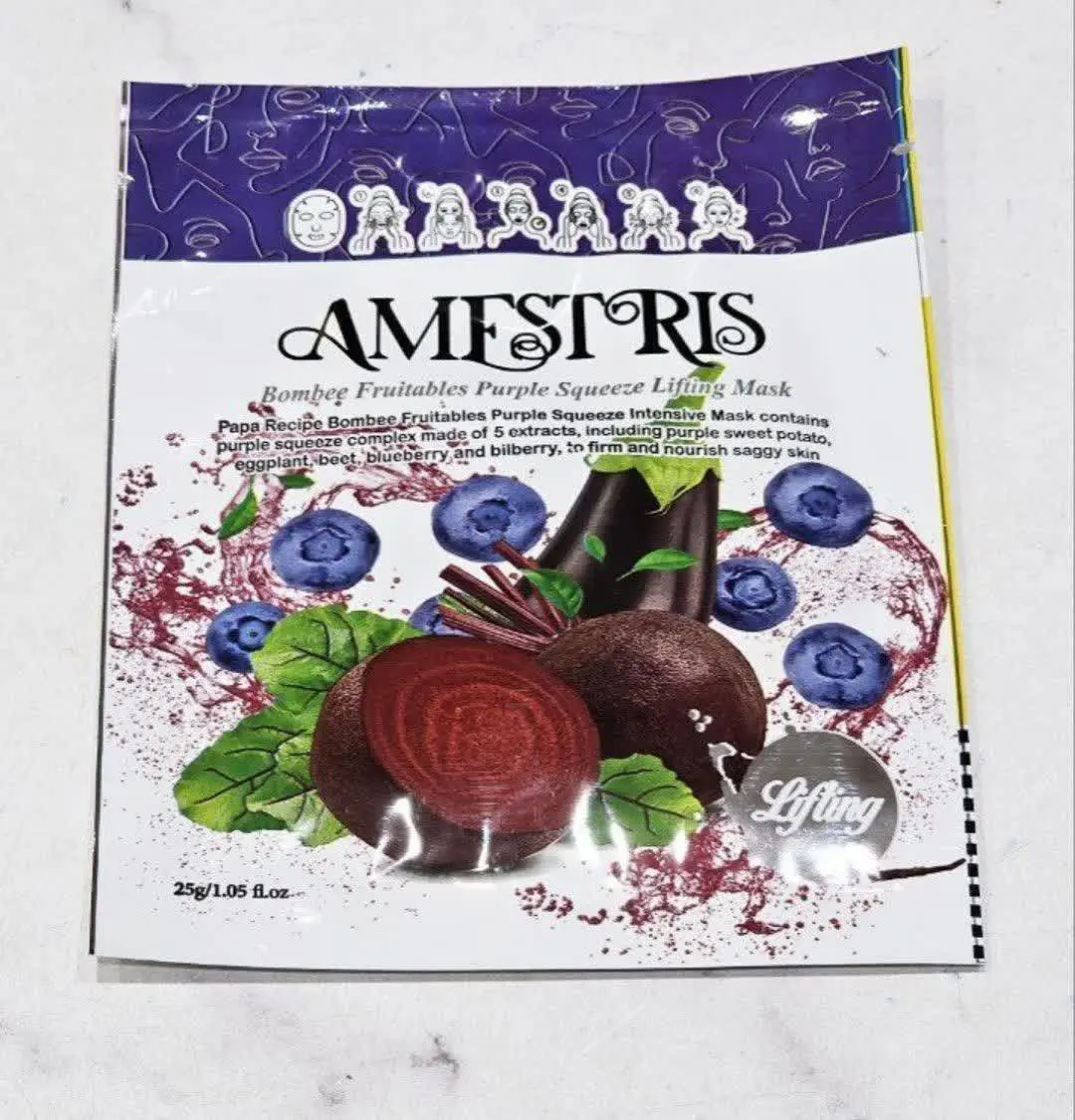 ماسک صورت ورقه‌ای آمستریس
