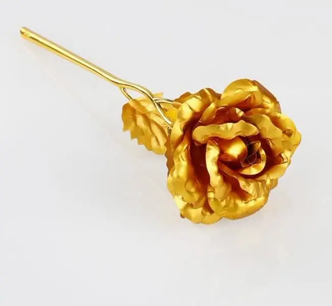 شاخه گل رز طلایی
