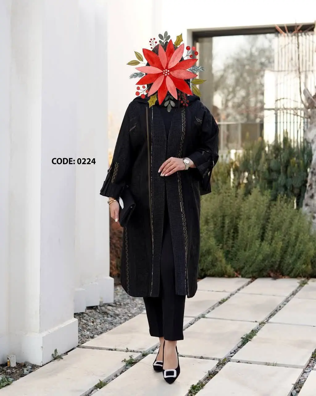  (توجه: سایز آخر این مدل تا ۵۸ براحتی سایز میشود) 
