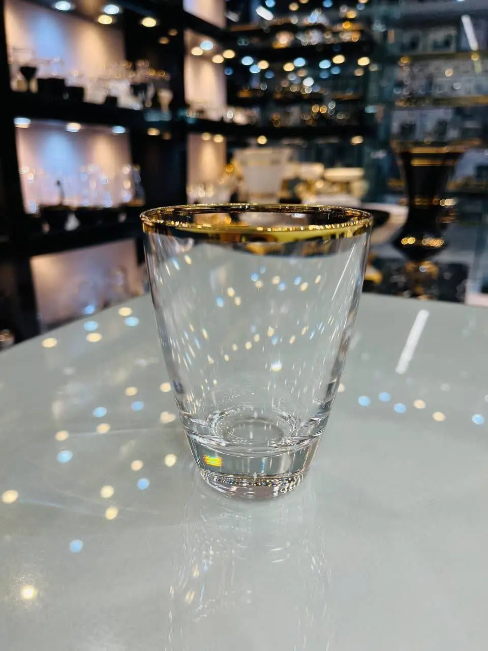 🛑 #نیم_لیوان کریستالیکا ایتالیا لب طلا
