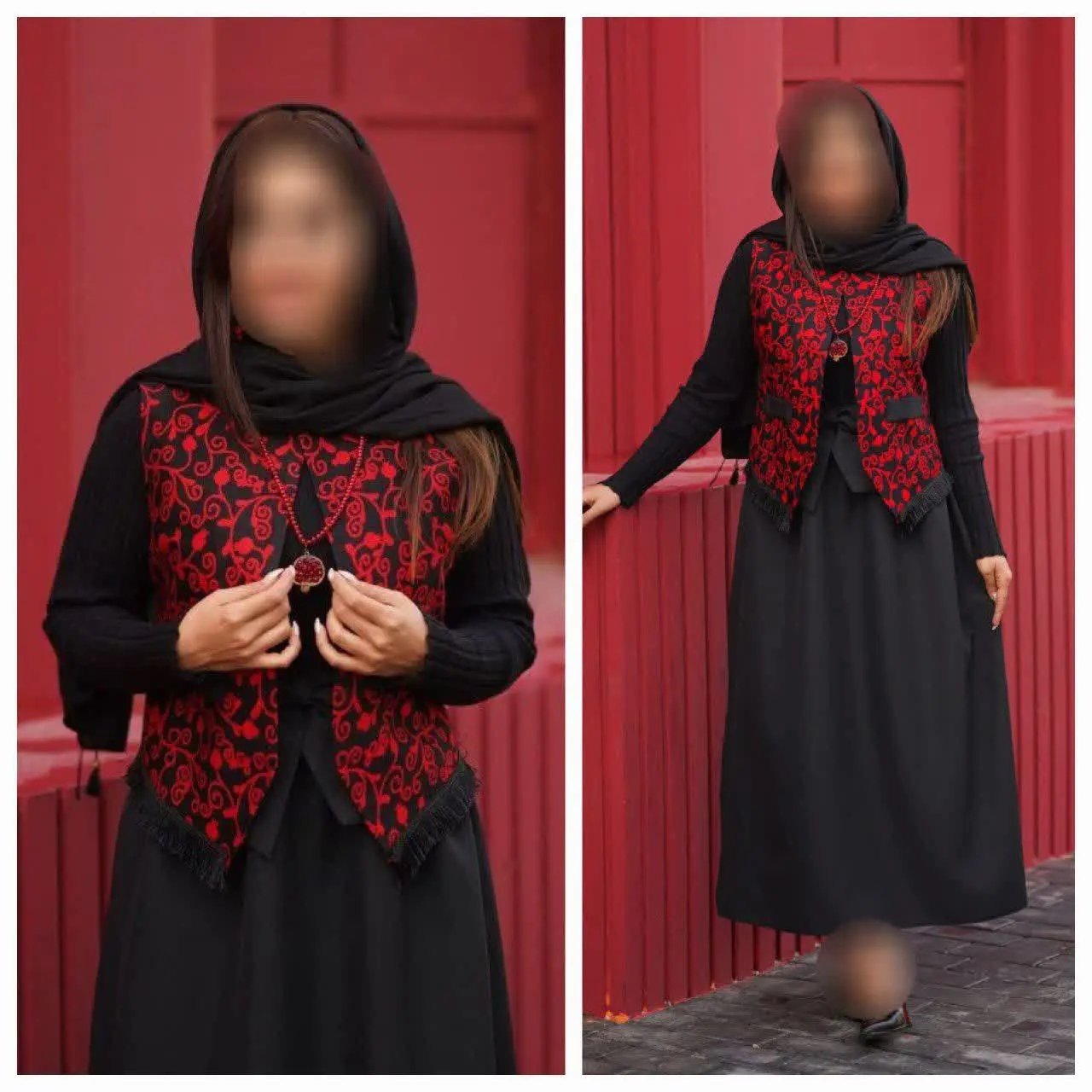 🖋نام: جلیقه دامن فیروزه
