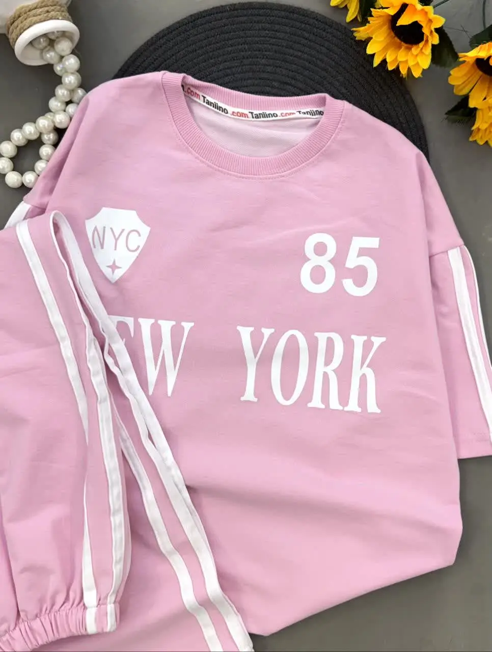 ست تیشرت شلوارNEW YORK😍