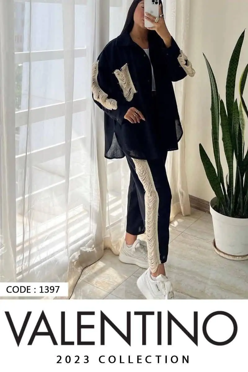 ست دوتیکه شومیز شلوار😈💣
