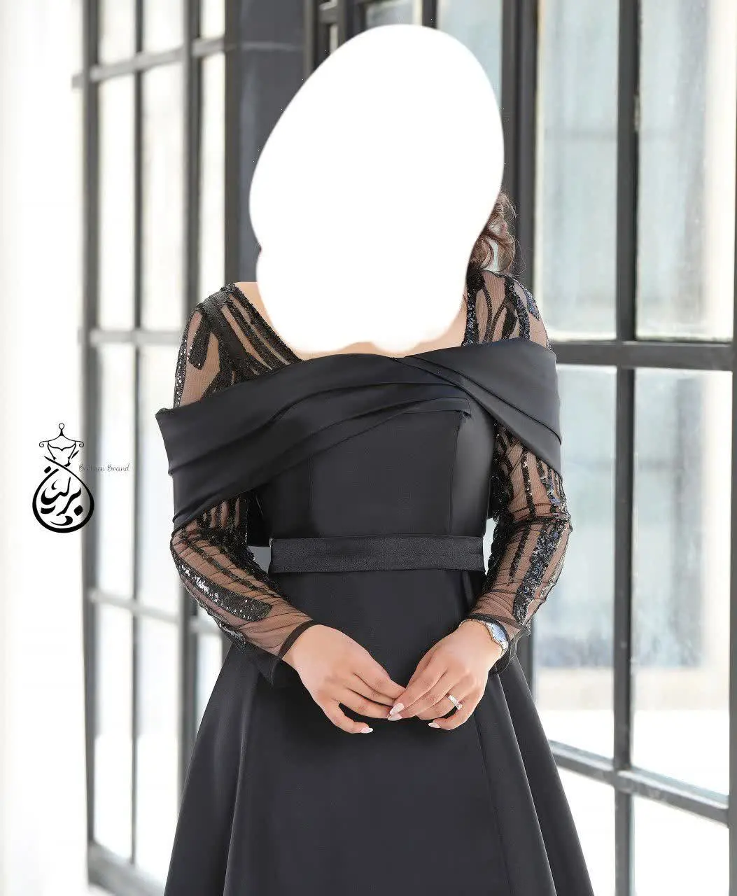 ⚜جنس: حریر پولک دوزی شده تر...