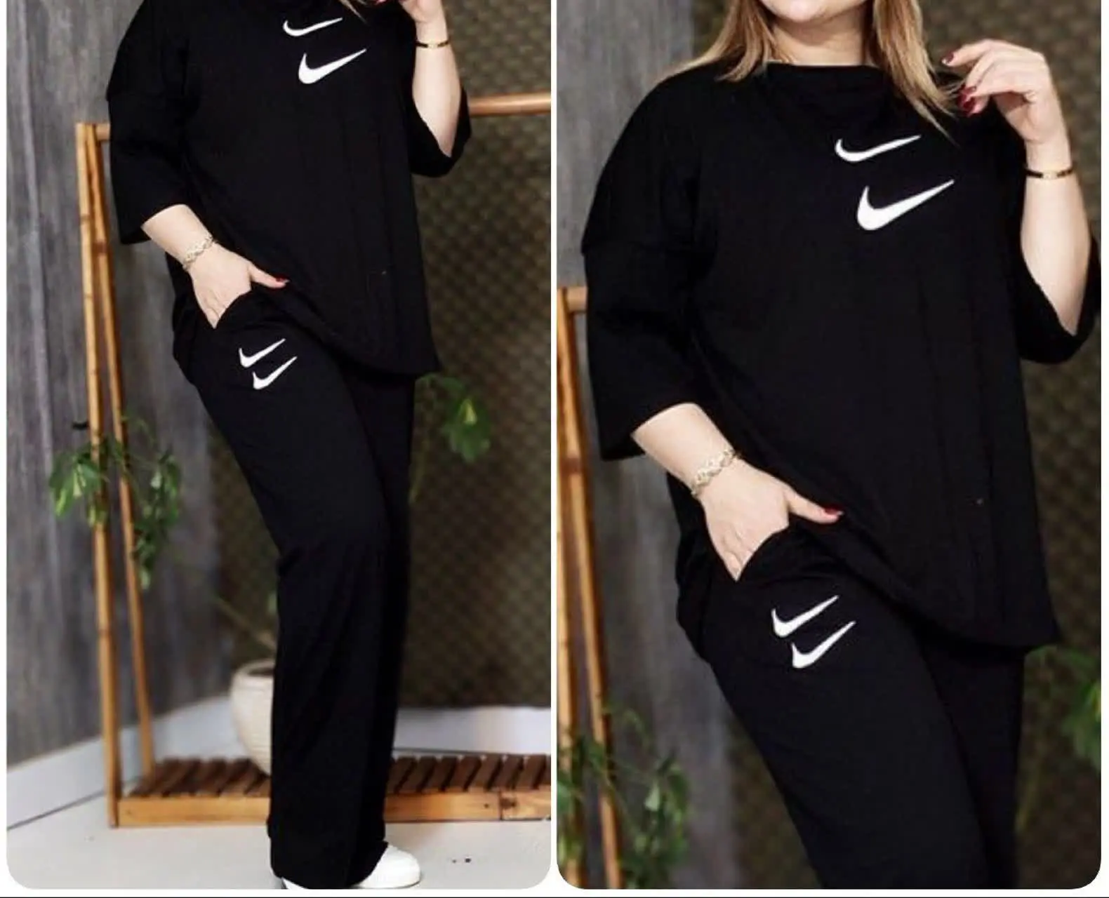 ❤️ تیشرت و شلوار دو نایک 🏴 ((ویژه محرم)) 🏴
