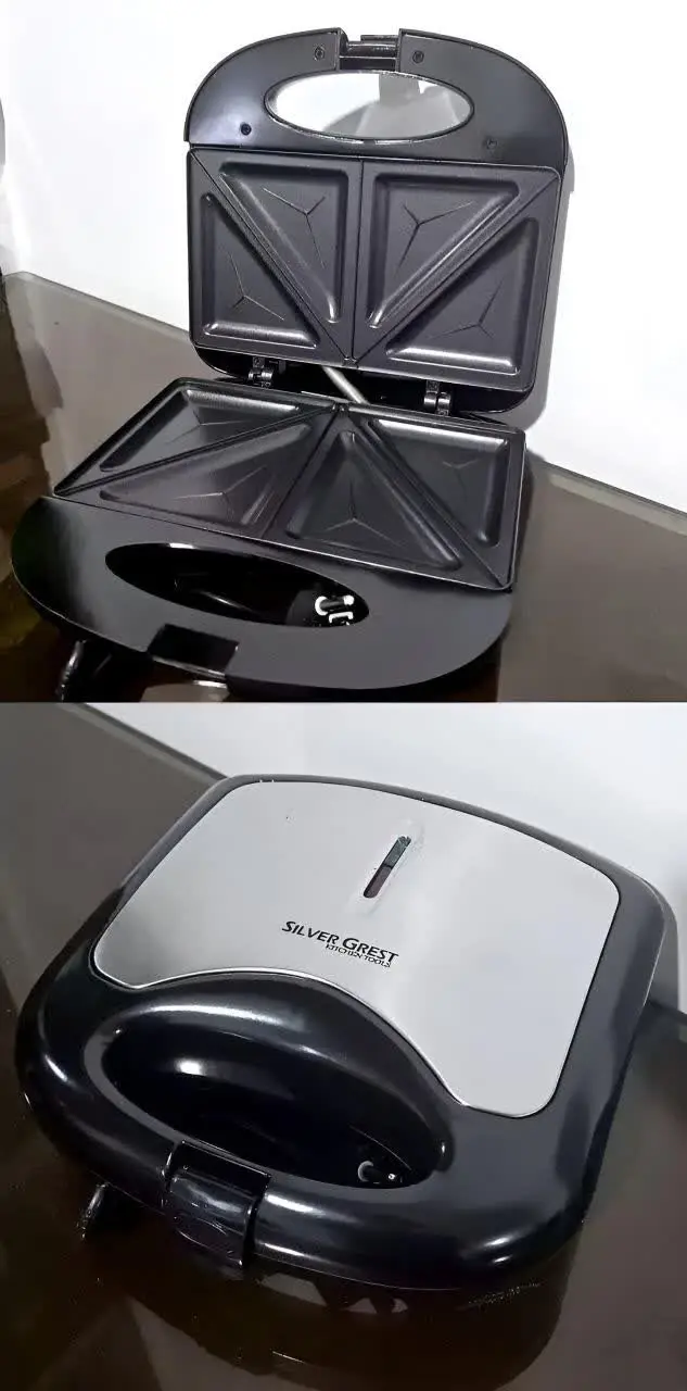 اسنک ساز کوچک روکش استیل سیلور گرست
