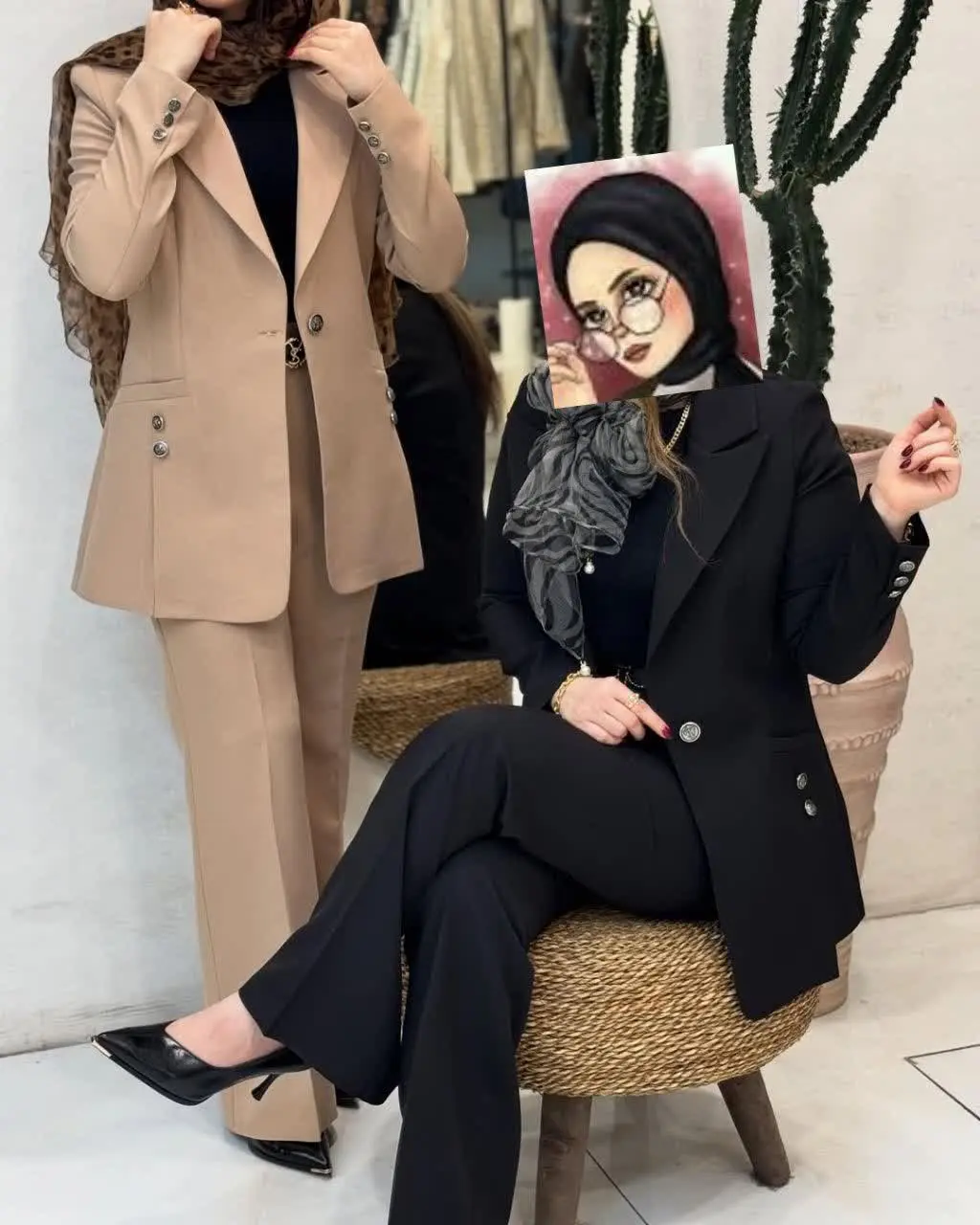 👚نام: کت و شلوار رز🧡
