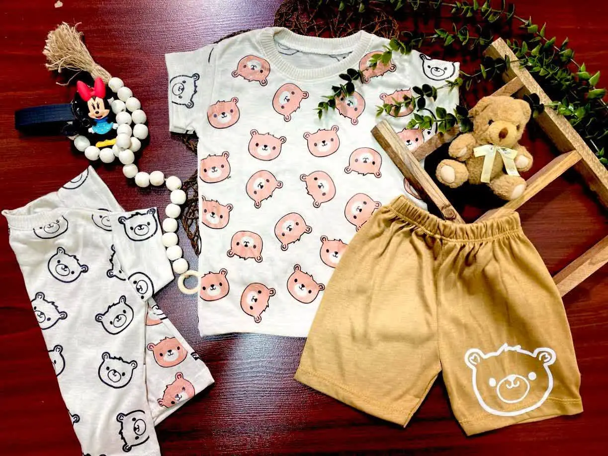 🧶 تیشرت شلوارک 🚘 خرسی
