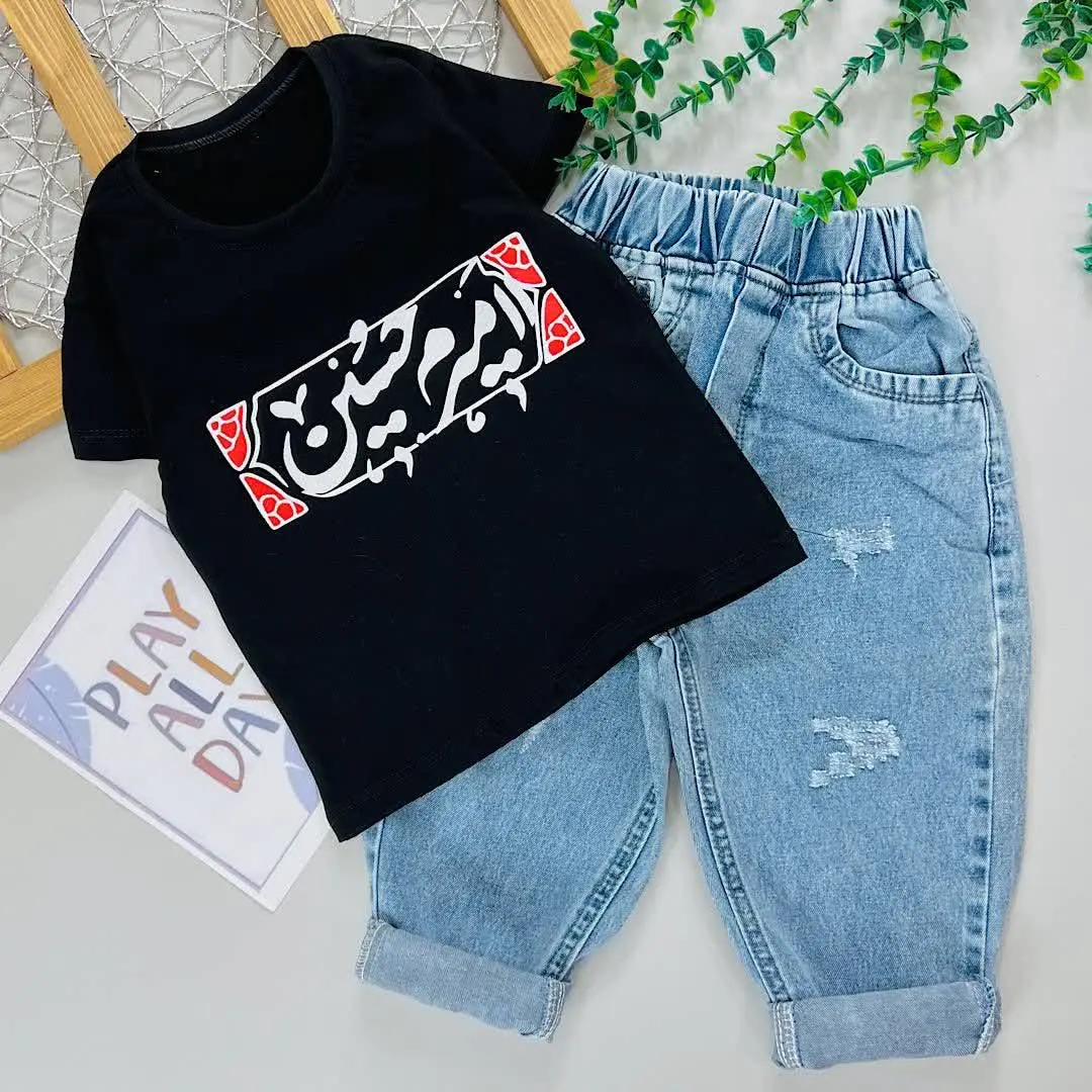 تیشرت مشکی دردوطرح
