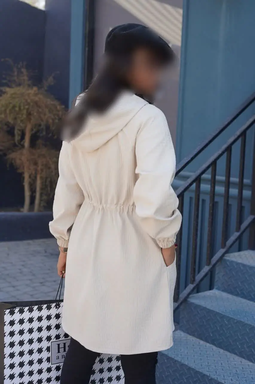 بارونی بلند کلاهدار سانتانا 😍