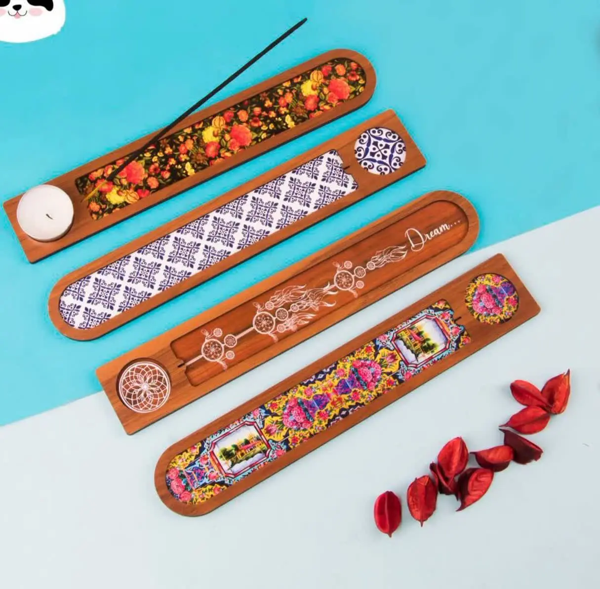 #جاشمعی و جاعودی چوبی شارژ شد 🤩😍
