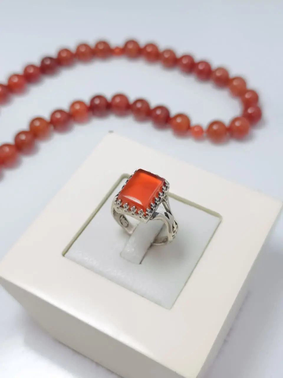 #انگشتر #نقره زنانه رکاب معروف و پر طرفدار سرنیزه‌ای
