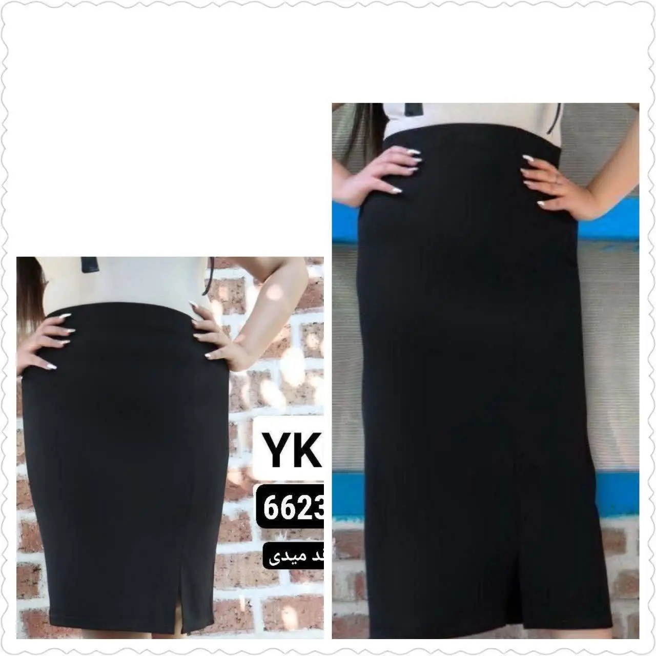 ۱⃣مدل راسته با تنخور شیک
