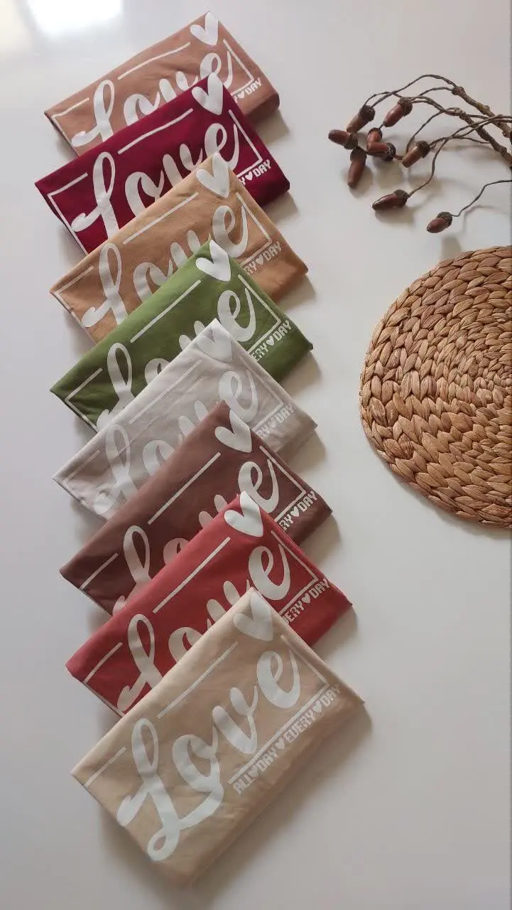 🎀 تیشرت زنانه طرح LOWE