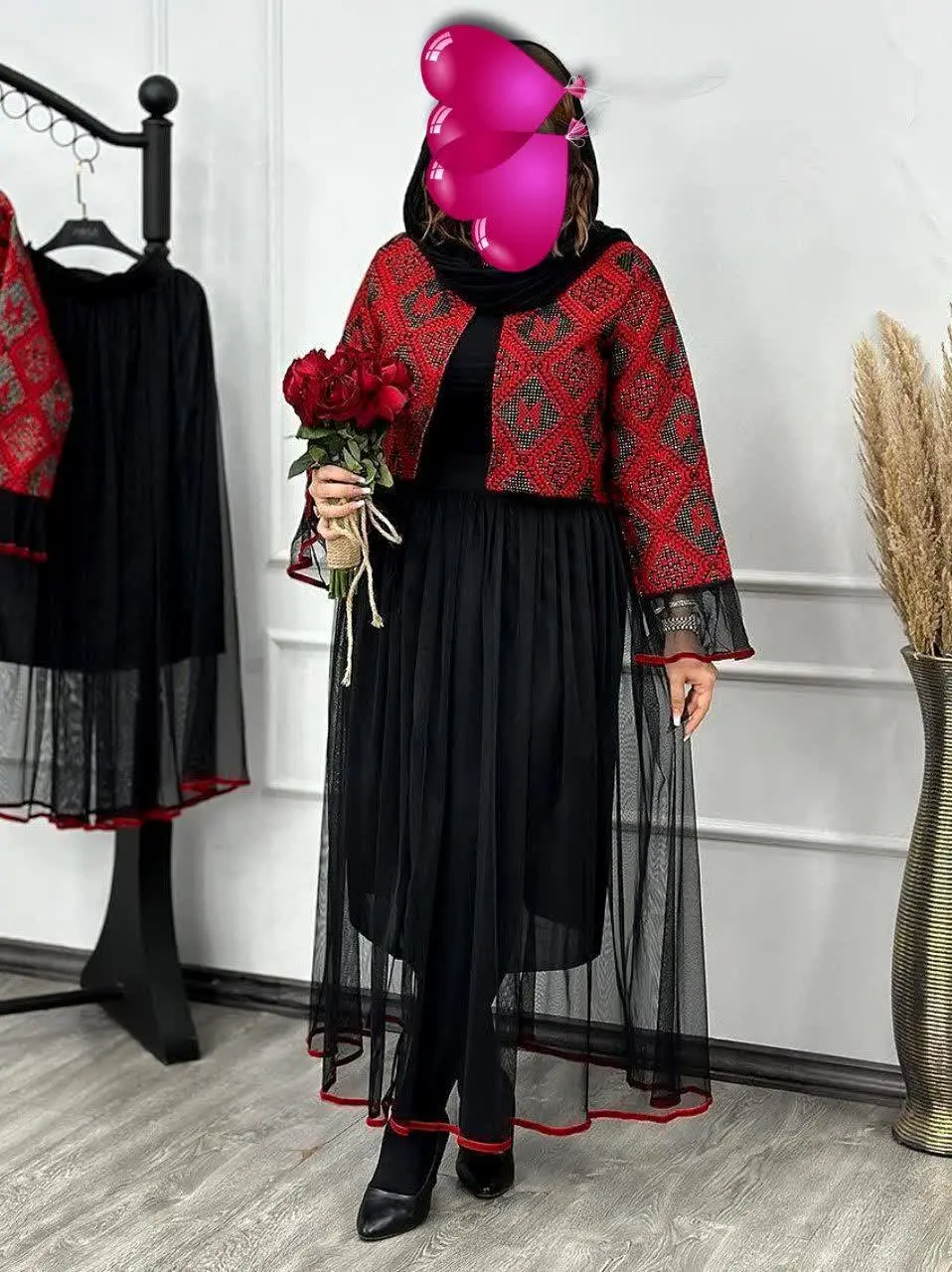 👚نام: ست کت و دامن تور اوین💥