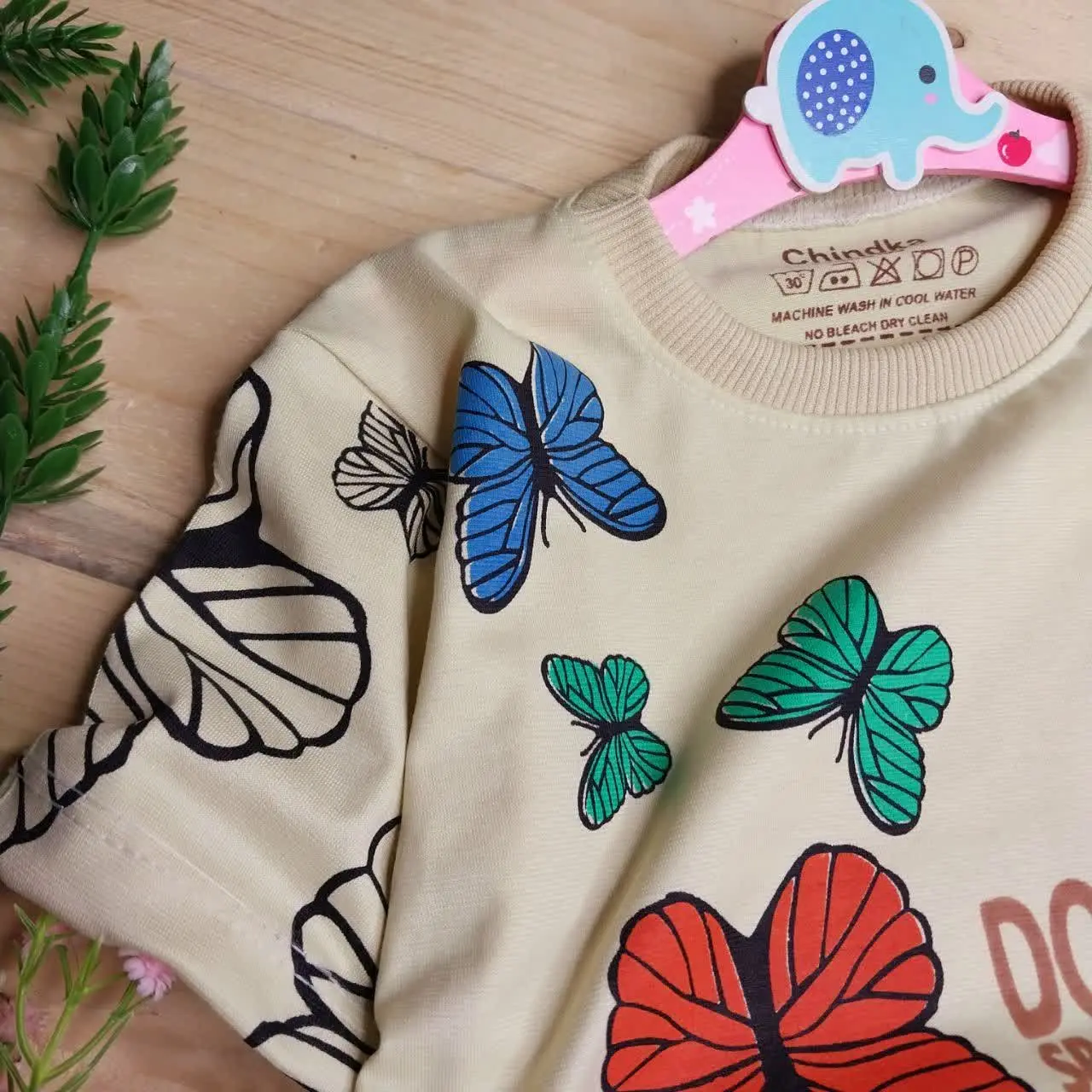 💞 ست راحتی دخترانه پروانه 💞
