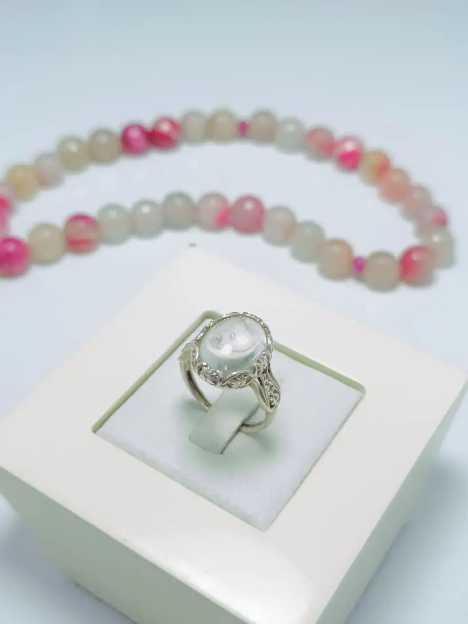 #انگشتر #نقره زنانه مدل معروف بغل گل در نجف
