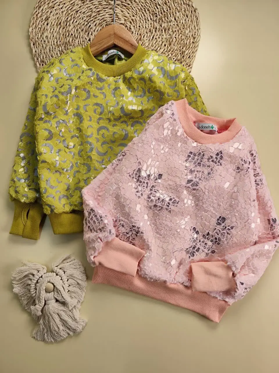 بلوز تک تدی آینه‌ای
