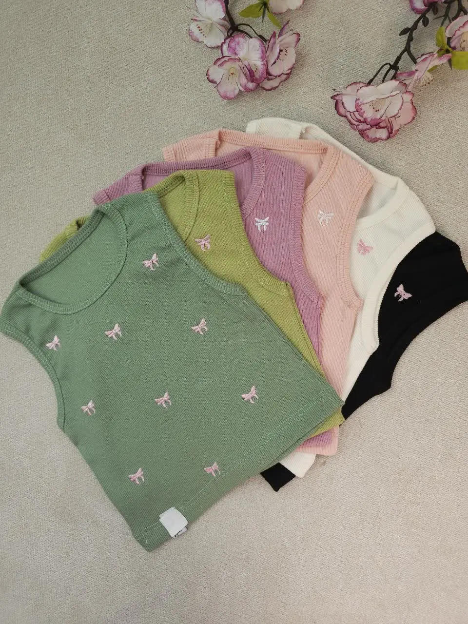 کراپ دخترانه گلدوزی شناسه م...