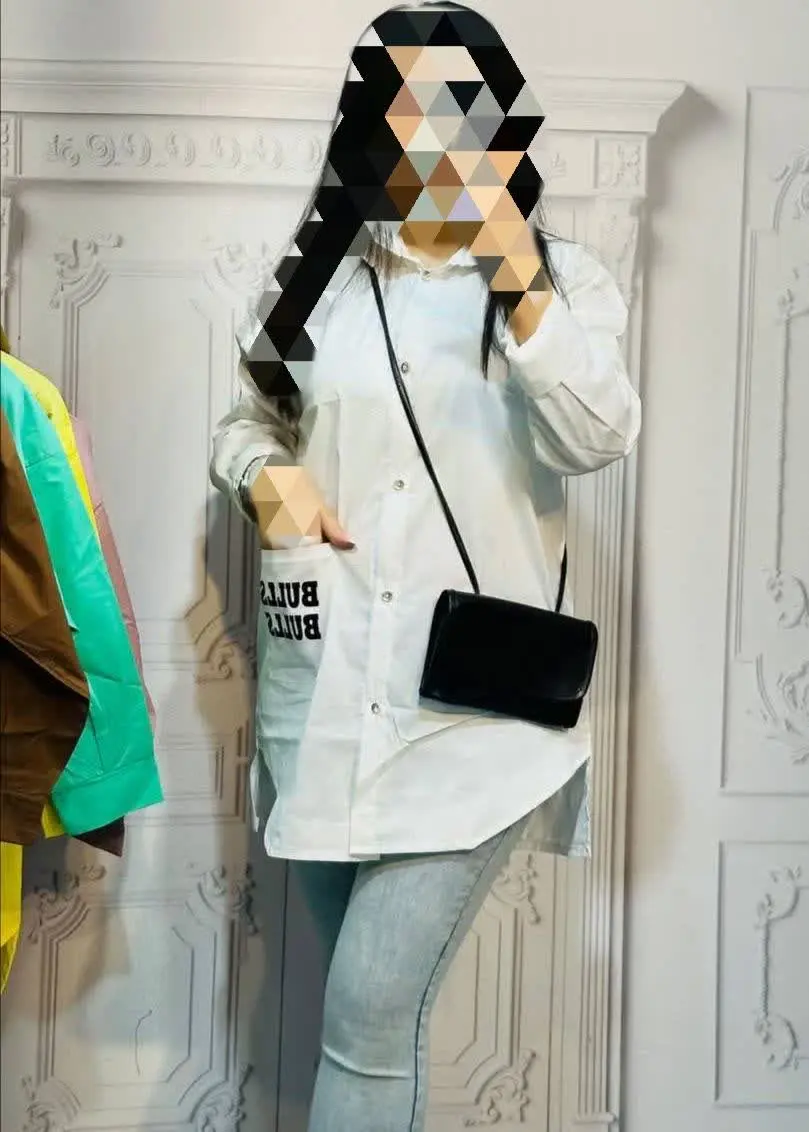 مانتو پوبلین جیب چاپ
