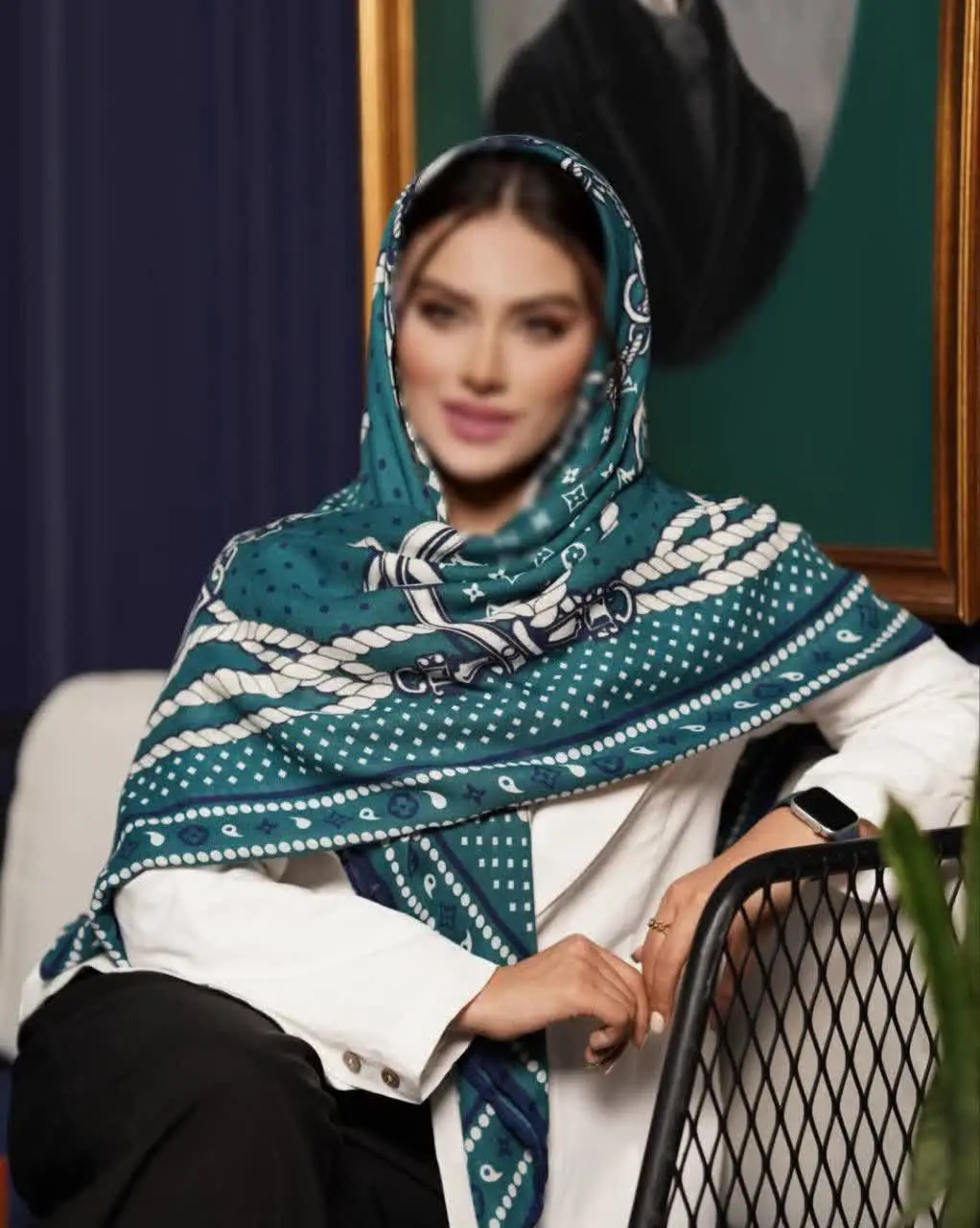 ▫️روسری سیا اسکارف👌😍