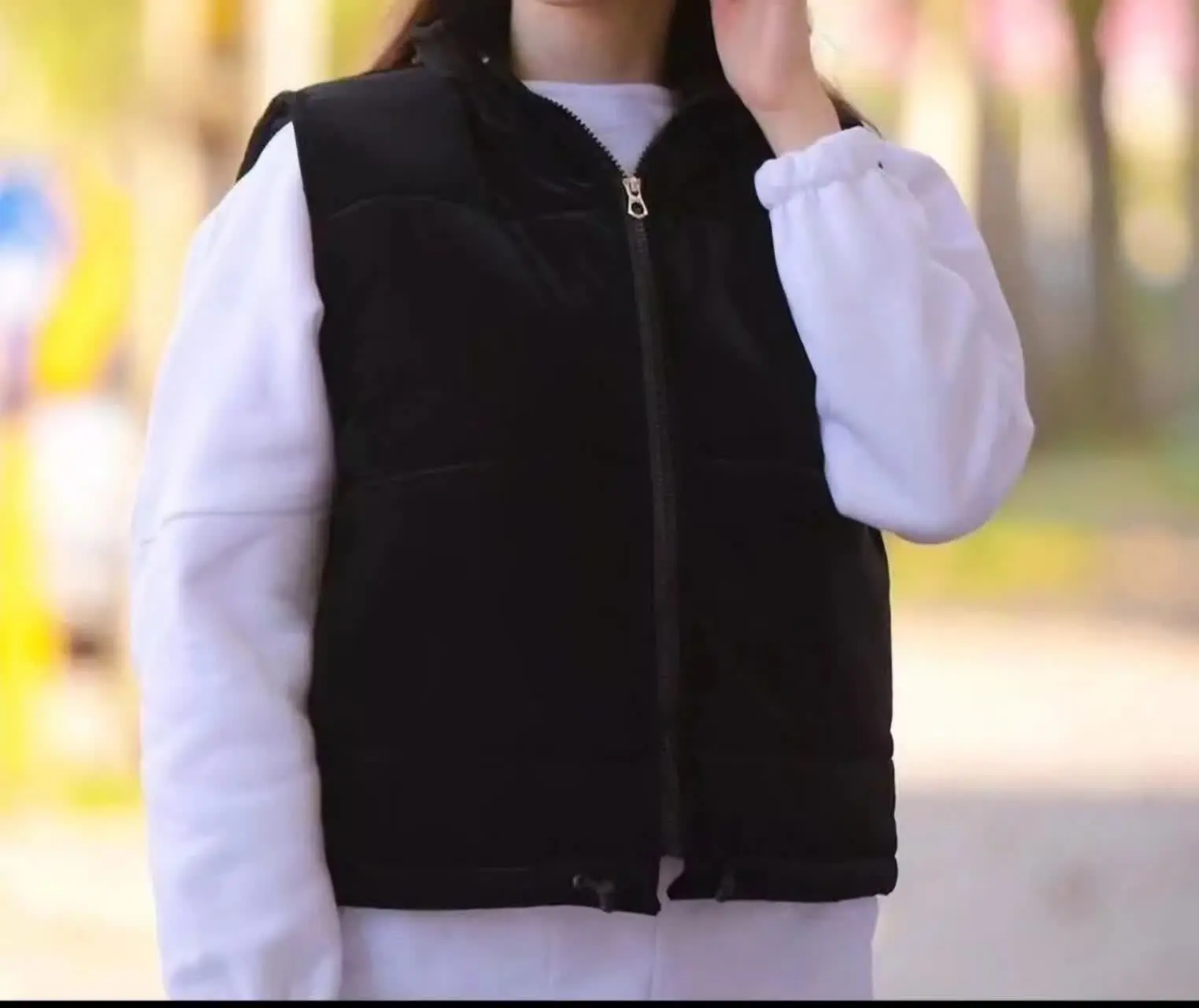 🌿کراپ پافر زنانه سیلیکونی